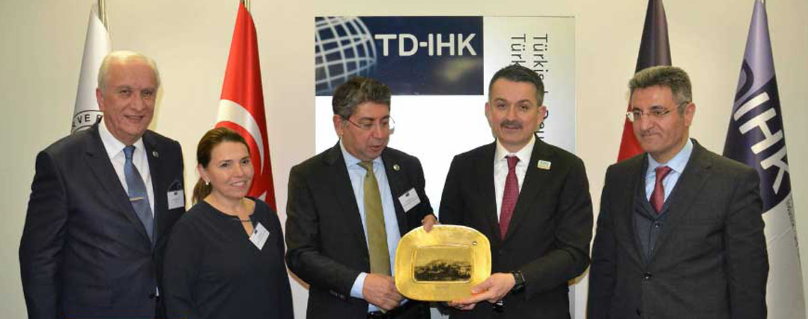 Minister für Land- und Forstwirtschaft der Republik Türkei, Dr. Bekir Pakdemirli zu Gast bei der TD-IHK 