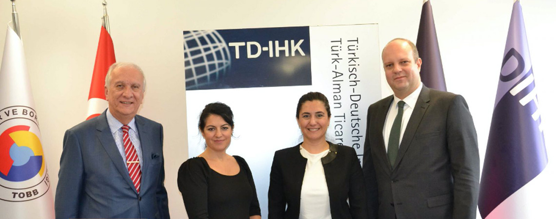 TD-IHK empfängt Generalkonsulin für die Republik Türkei in Karlsruhe Banu Terzioğlu und Generalkonsul für die Republik Türkei in Berlin Rıfkı Olgun Yücekök 