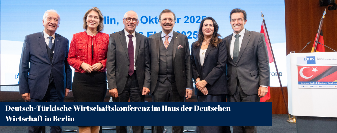 Deutsch-Türkische Wirtschaftskonferenz im Haus der Deutschen Wirtschaft in Berlin